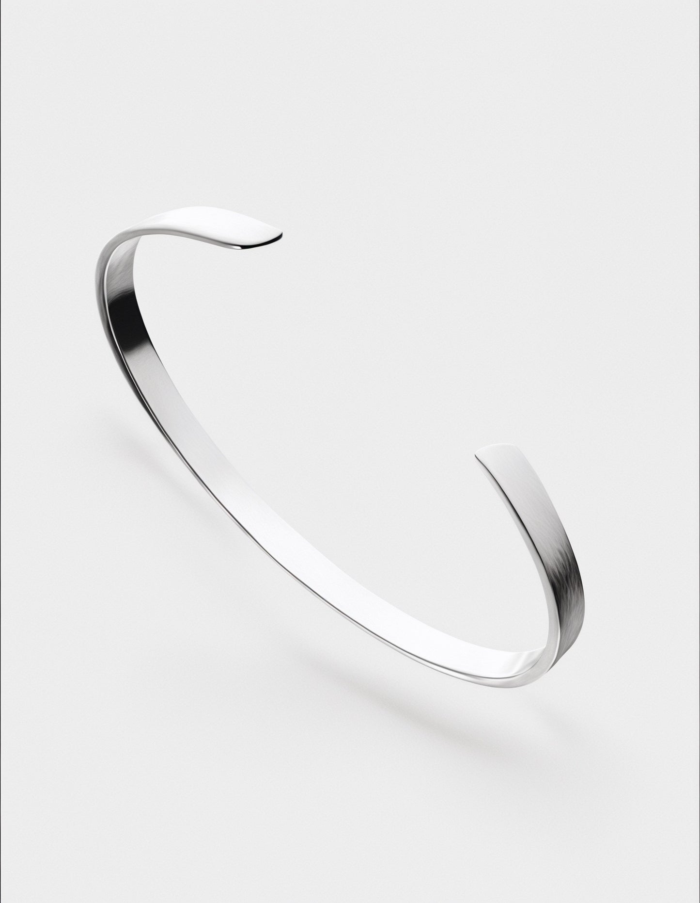 Silver Arc - Stainless Steel Bracelet