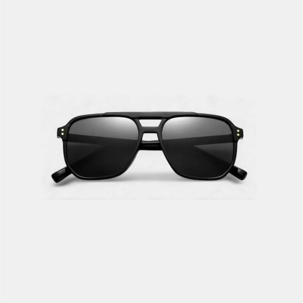 Aviator Црни Очила за сонце со UV400 заштита – Напред