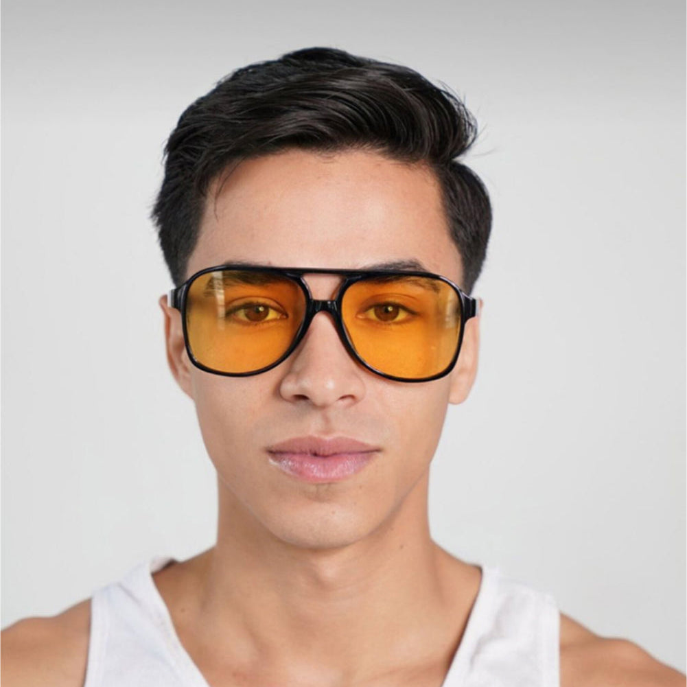 Aviator Жолти Очила за сонце со UV400 заштита – На модел