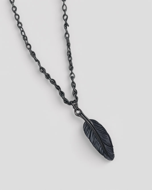 Black Wing - Stainless Steel Necklace