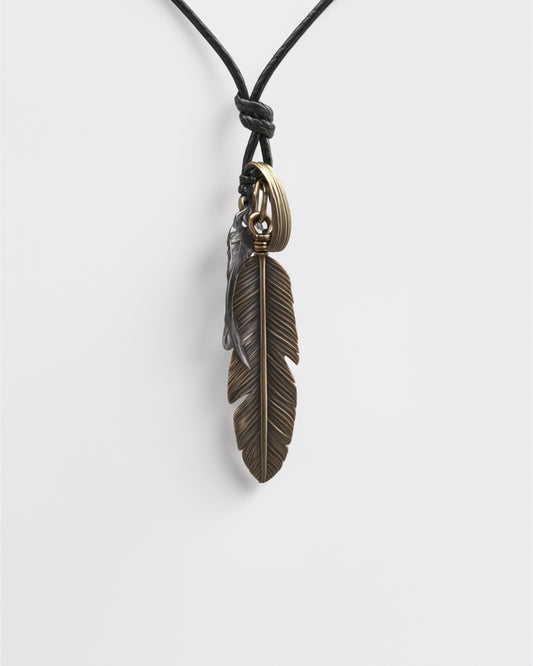 Leather Wing Necklace