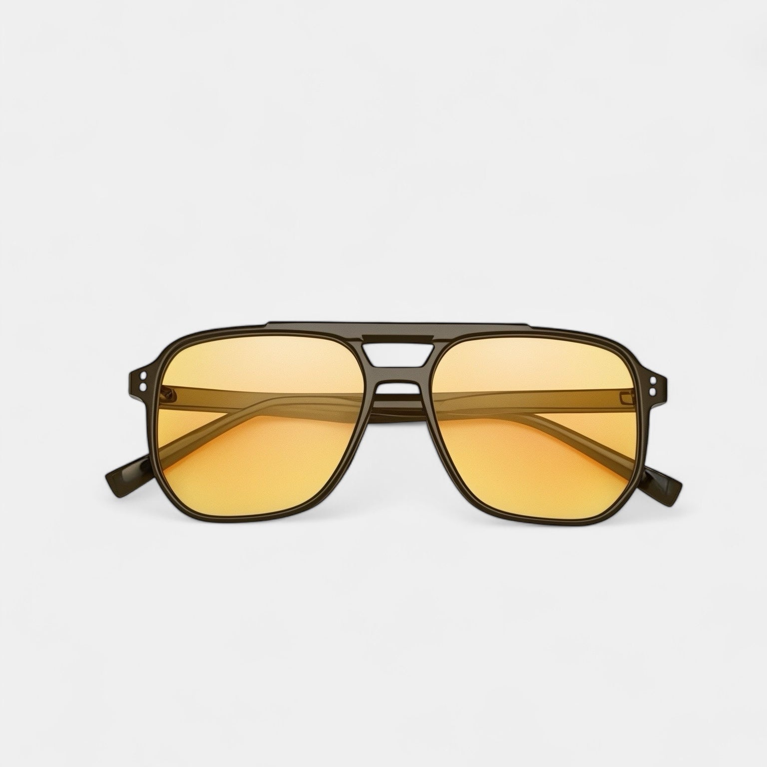 Aviator Жолти Очила за сонце со UV400 заштита – Напред